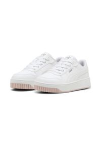 Puma - Dziecięce sneakersy Carina Street Holo 2.0 PUMA White Mauve Mist Pink. Kolor: biały, wielokolorowy, różowy. Sport: koszykówka