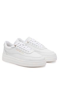 TOMMY HILFIGER - Tommy Hilfiger Sneakersy Modern Court Sneaker Lthr FW0FW08800 Biały. Kolor: biały. Materiał: skóra #3