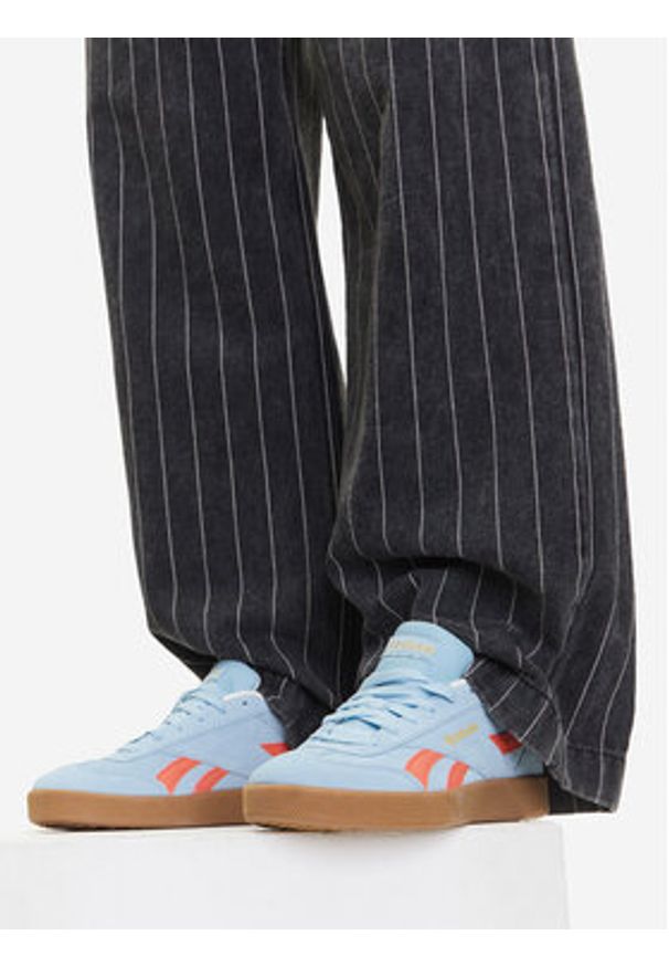 Reebok Sneakersy REEBOK SMASH EDGE 100220595 Niebieski. Kolor: niebieski. Materiał: skóra