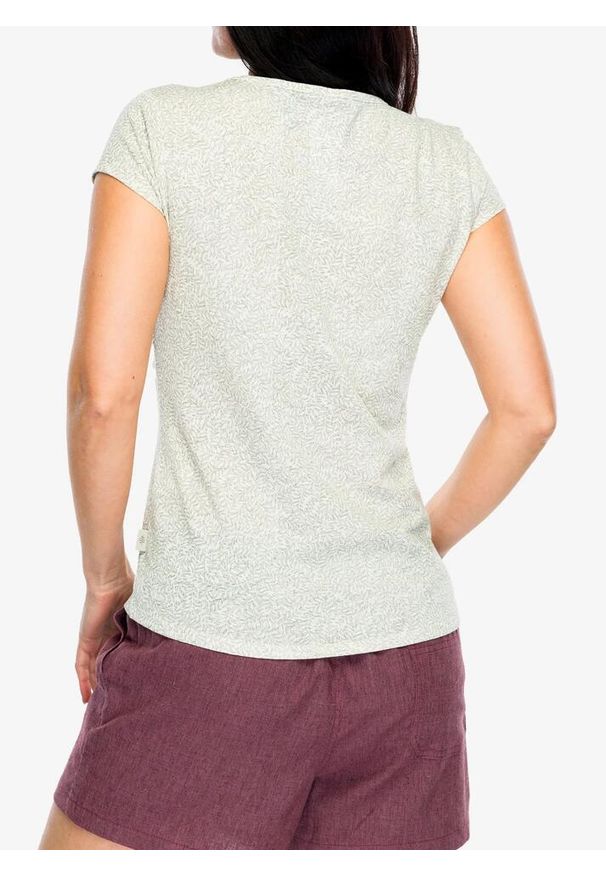 ROYAL ROBBINS - Koszulka bawełniana damska Royal Robbins Featherweight Slub Tee. Kolor: zielony. Materiał: bawełna