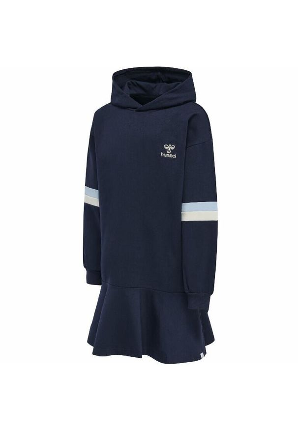 Bluza z kapturem dla dzieci Hummel hmlBeverly. Typ kołnierza: kaptur. Kolor: niebieski. Sport: joga i pilates