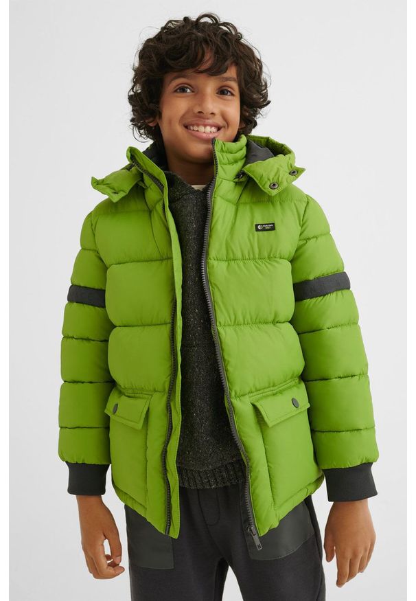 Mayoral kurtka dziecięca kolor zielony. Okazja: na co dzień. Kolor: zielony. Styl: casual