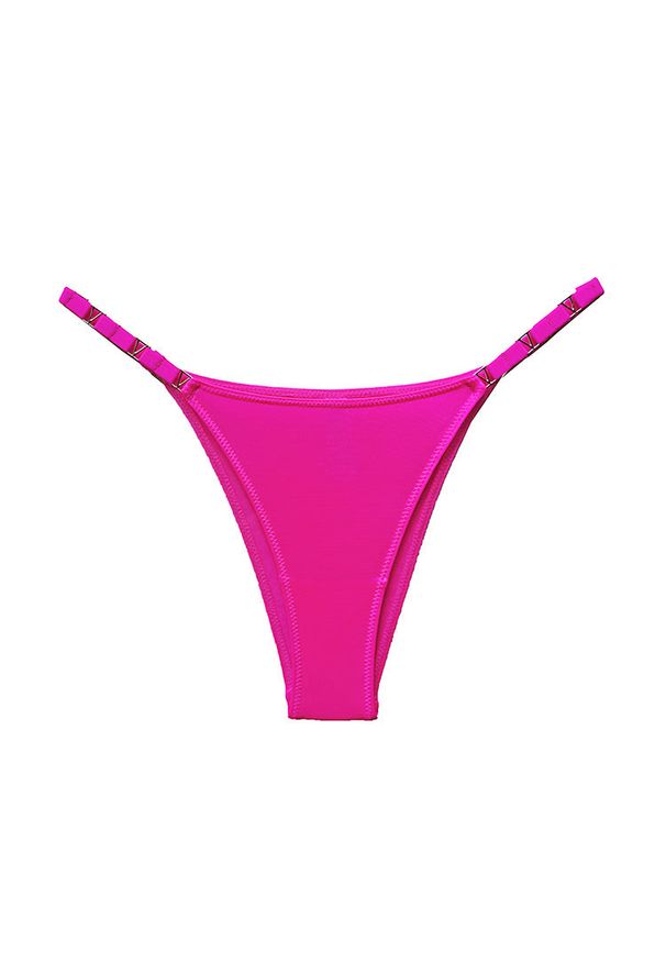 Intica - Majtki bikini z ozdobnymi paseczkami Zaylee. Kolor: różowy. Materiał: materiał
