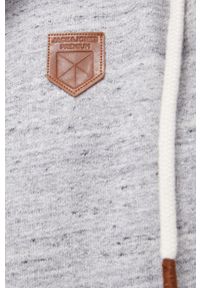 Premium by Jack&Jones - Bluza bawełniana. Okazja: na co dzień. Kolor: szary. Materiał: bawełna. Styl: casual #2
