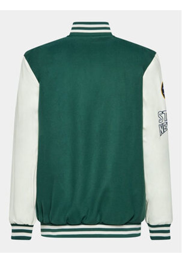 Brave Soul Kurtka bomber LJK-TEASEPKB Zielony Regular Fit. Kolor: zielony. Materiał: syntetyk