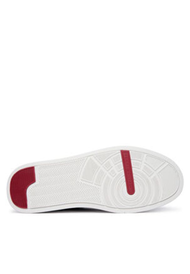 TOMMY HILFIGER - Tommy Hilfiger Sneakersy Th Court Premium FM0FM05879 Granatowy. Kolor: niebieski. Materiał: skóra