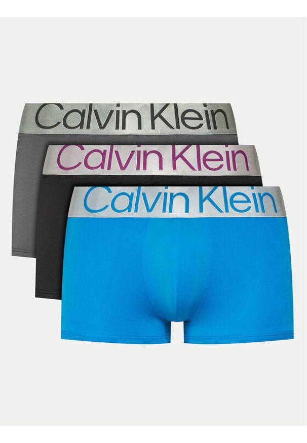 Calvin Klein Underwear Komplet 3 par bokserek 000NB3074A Czarny. Kolor: czarny. Materiał: syntetyk