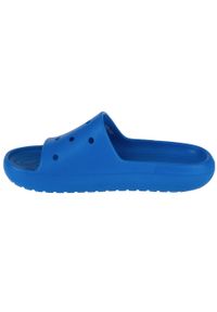 Klapki męskie Crocs 2094014KZ. Zapięcie: bez zapięcia. Kolor: niebieski. Materiał: syntetyk, materiał. Szerokość cholewki: normalna. Styl: klasyczny. Sport: turystyka piesza