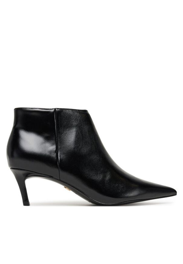 Aldo Botki Keralin 14055282 Czarny. Kolor: czarny. Materiał: skóra