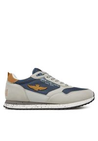 Sneakersy Aeronautica Militare. Kolor: szary
