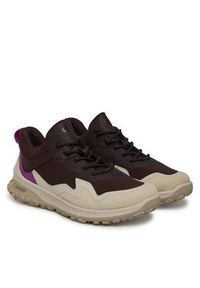 ecco - ECCO Sneakersy Ult-Trn 82433361410 Bordowy. Kolor: czerwony. Materiał: materiał #3