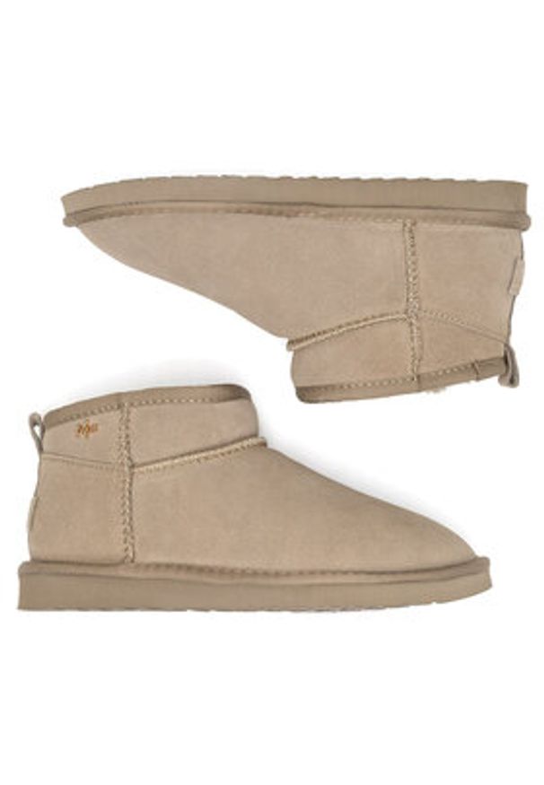 MEXX Śniegowce MICH2003743W Szary. Kolor: szary. Materiał: zamsz, skóra