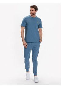 Lyle & Scott T-Shirt Plain T-Shirt TS400VOG Niebieski Regular Fit. Kolor: niebieski. Materiał: bawełna #3
