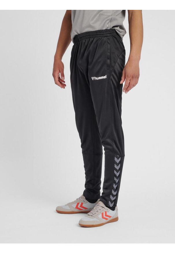 Spodnie Sportowe dresowe treningowe Hummel Authentic Poly Pant. Kolor: biały, czarny, wielokolorowy. Materiał: dresówka