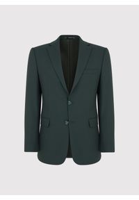 Pako Lorente - PAKO LORENTE – Gładka marynarka garniturowa w kolorze zielonym. Kolor: zielony. Materiał: poliester, wiskoza, elastan. Wzór: gładki #5