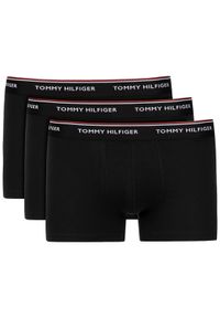 TOMMY HILFIGER - Tommy Hilfiger Komplet 3 par bokserek 3P Trunk 1U87903842 Czarny. Kolor: czarny. Materiał: bawełna
