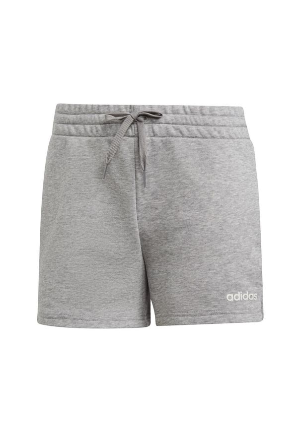 Adidas - Spodenki adidas Essentials Solid W DU0675. Kolor: szary