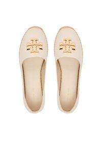 Tory Burch Espadryle Eleanor 161758 Kremowy. Kolor: kremowy. Materiał: skóra #4