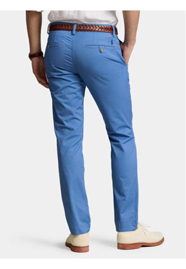 Polo Ralph Lauren Chinosy 710704176107 Niebieski Slim Fit. Kolor: niebieski. Materiał: bawełna