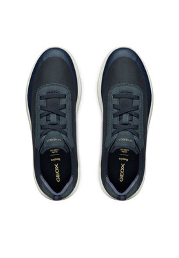 Geox Sneakersy U Spherica U46BYA 014EK C4002 Granatowy. Kolor: niebieski. Materiał: materiał