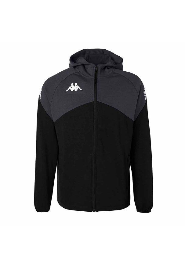 Bluza Kappa Fianto. Kolor: wielokolorowy, szary, czarny. Materiał: polar. Styl: sportowy