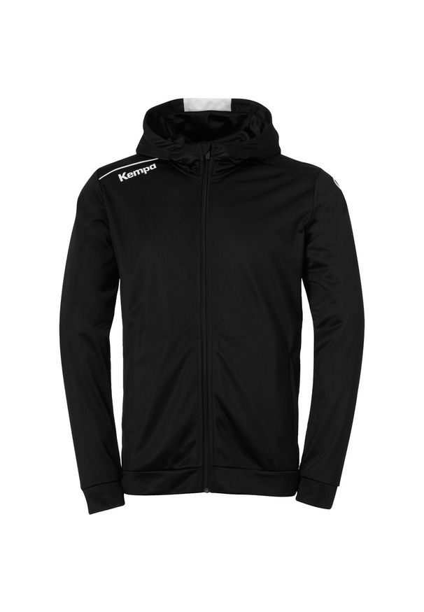 KEMPA - Dziecięca bluza dresowa z kapturem Kempa. Typ kołnierza: kaptur. Kolor: czarny, biały, wielokolorowy. Materiał: dresówka. Wzór: kolorowy. Sport: piłka ręczna