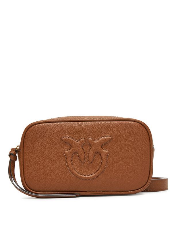 Pinko - PINKO Torebka Pelle Bottalata AI 25-26 PCPL 105354 A29Q Brązowy. Kolor: brązowy. Materiał: skórzane