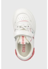 Big-Star - Big Star sneakersy dziecięce kolor biały. Nosek buta: okrągły. Zapięcie: rzepy. Kolor: biały