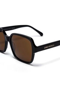 Gino Rossi Okulary przeciwsłoneczne GR6621S Brązowy. Kolor: brązowy
