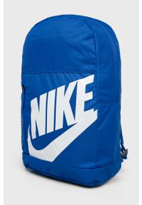 Nike Kids - Plecak dziecięcy. Kolor: niebieski. Materiał: poliester, materiał. Wzór: nadruk #2