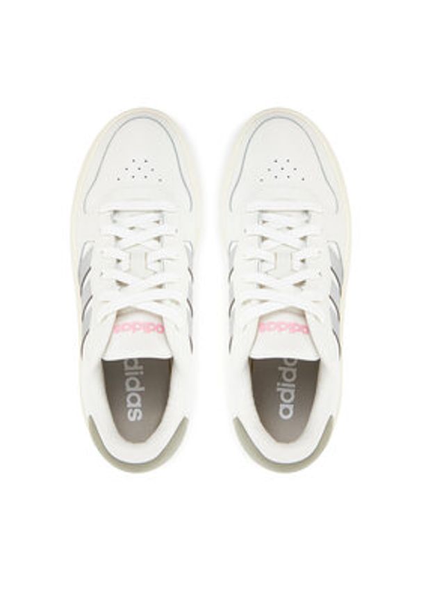 Adidas - adidas Sneakersy Litecourt JI2342 Biały. Kolor: biały. Materiał: skóra