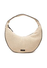Calvin Klein Torebka Pinched Raffia Large Shoulder Ba LV04F3060G Beżowy. Kolor: beżowy #5