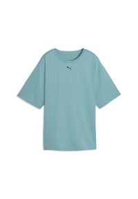 Puma - Damska koszulka Train All Day Essentials o luźnym kroju PUMA. Kolor: niebieski. Sport: fitness, bieganie #1