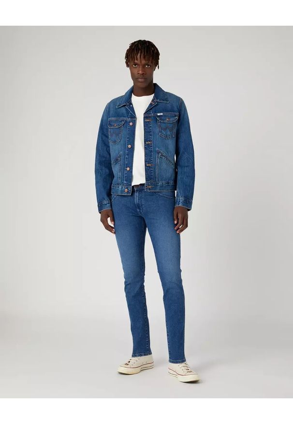 Wrangler - WRANGLER BRYSON MĘSKIE SPODNIE JEANSOWE JEANSY COOL SHADE W14XYLZ88 112330685