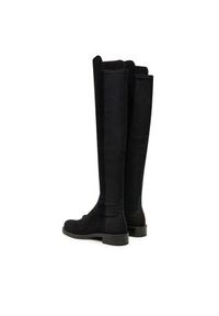 Stuart Weitzman Muszkieterki 5050 Bold Boot SG654 Czarny. Kolor: czarny. Materiał: skóra, zamsz