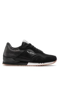 Pepe Jeans Sneakersy London W Sequins PLS31382 Czarny. Kolor: czarny. Materiał: materiał #1