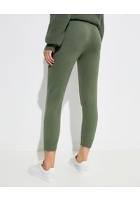SER.O.YA NEW YORK - Spodnie jogger Ida. Kolor: zielony. Materiał: bawełna. Długość: długie. Wzór: aplikacja #5