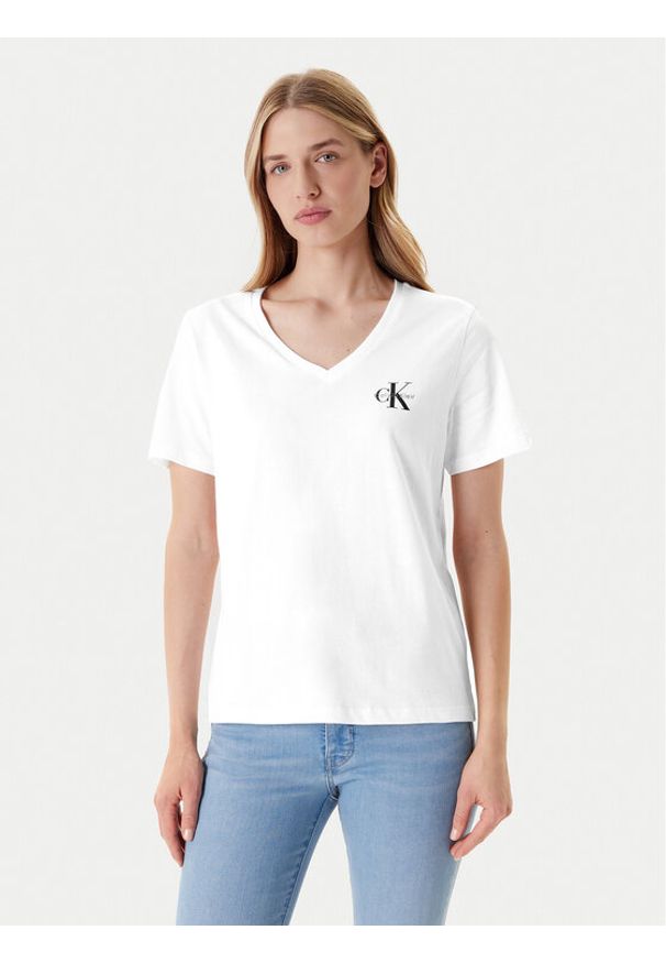 Calvin Klein Jeans Komplet 2 t-shirtów LV047C906G Różowy Regular Fit. Kolor: różowy. Materiał: bawełna