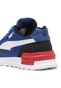 Puma - Niemowlęce obuwie sportowe Graviton AC PUMA Clyde Royal White Black Blue. Kolor: biały. Sport: bieganie