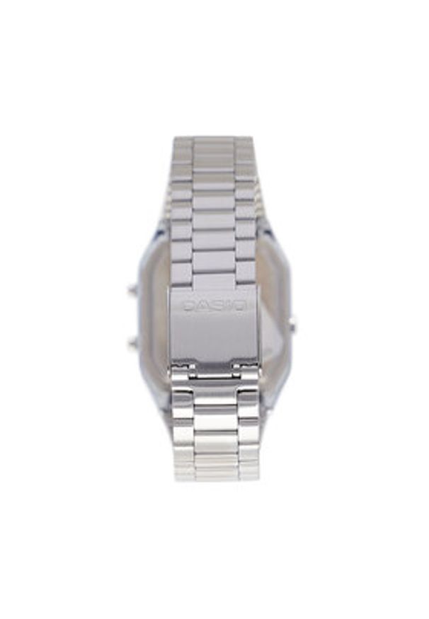 Casio Zegarek Vintage Maxi AQ-230A-7AMQYES Srebrny. Kolor: srebrny. Styl: vintage