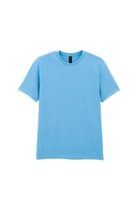 GILDAN - Bawełniana Koszulka Unisex Dla Dorosłych W Miękkim Stylu. Kolor: niebieski. Materiał: bawełna. Sport: turystyka piesza #1