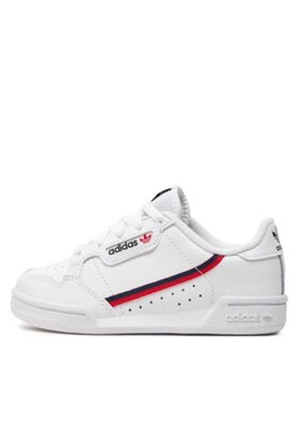 Adidas - adidas Sneakersy Continental 80 C G28215 Biały. Kolor: biały. Materiał: skóra