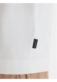 Bugatti Polo 7100-75518C Écru Regular Fit. Typ kołnierza: polo. Kolor: kremowy. Materiał: bawełna #5