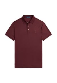Polo Ralph Lauren Polo 710704319173 Bordowy Custom Slim Fit. Typ kołnierza: polo. Kolor: czerwony. Materiał: bawełna