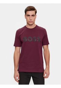 BOSS - Boss T-Shirt Tee 1 50506344 Czerwony Regular Fit. Kolor: czerwony. Materiał: bawełna