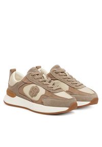BOSS Sneakersy B Icon 50548288 Brązowy. Kolor: brązowy. Materiał: skóra, zamsz