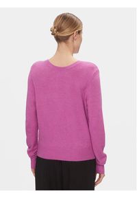 Vila Sweter Ril 14092042 Fioletowy Regular Fit. Kolor: fioletowy. Materiał: wiskoza #7
