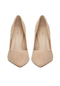 DeeZee Szpilki AB2-4503B Beżowy. Kolor: beżowy. Materiał: skóra. Obcas: na szpilce #5