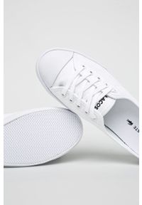 Lacoste - Tenisówki. Nosek buta: okrągły. Kolor: biały #4