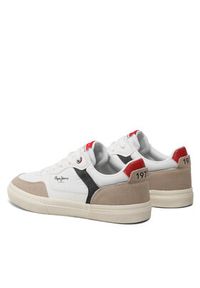 Pepe Jeans Sneakersy Kenton Master Mesh PMS30905 Biały. Kolor: biały. Materiał: materiał #3